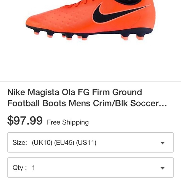 Orange Nike Magista Soccer Cleats - Picture 2 of 6
